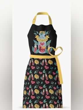 Black "Secret Ingredient Is Love" Apron